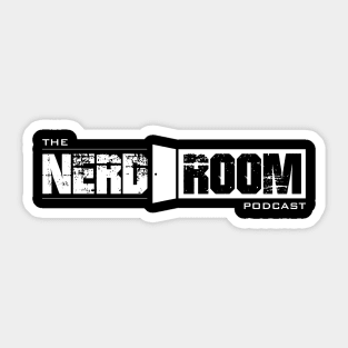 The Nerd Room Podcast - Logo (White) Sticker